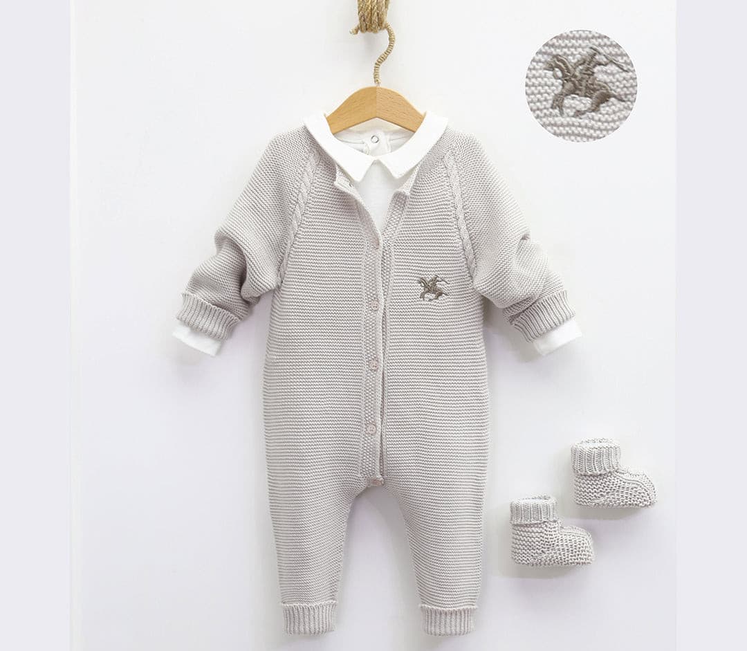 Nipperland 3 Tlg. Set aus feinem Strick  -8003 | muffin&co