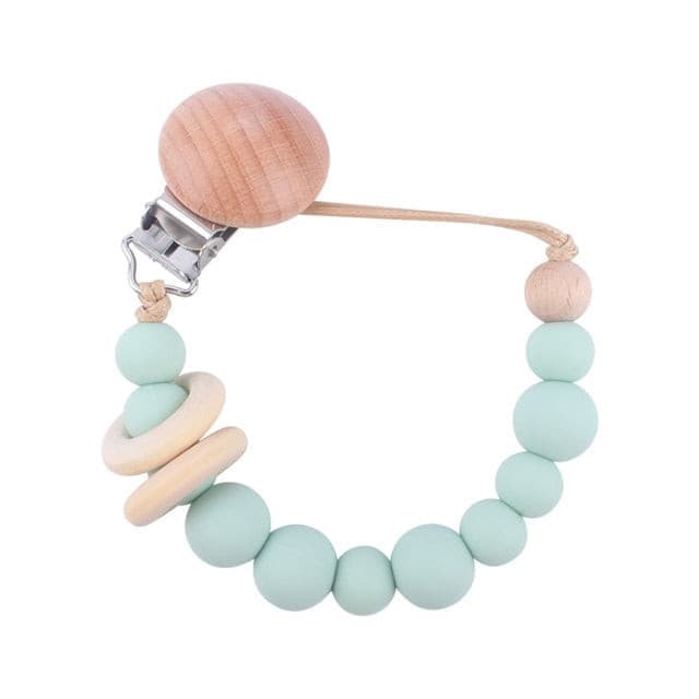 Baby Schnullerkette  mit Silikonperlen für Neugeborene Geschenk
