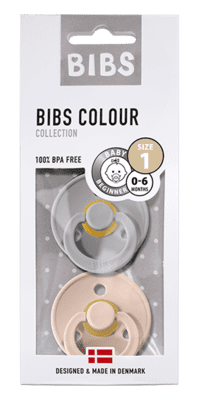 BIBS Colour 2 PACK Cloud/Blush | muffin&co