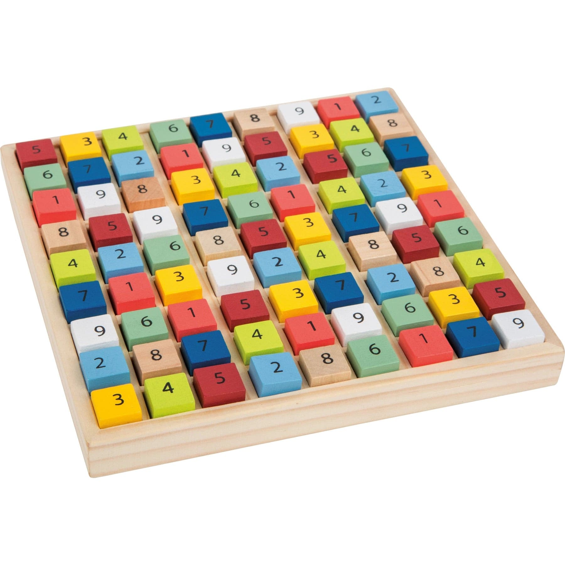 Farbenfrohes Sudoku „Educate“ muffinandco.