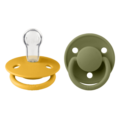 Honey Bee & Olive Silicone - Bibs de Lux (0-36m) | muffin&co