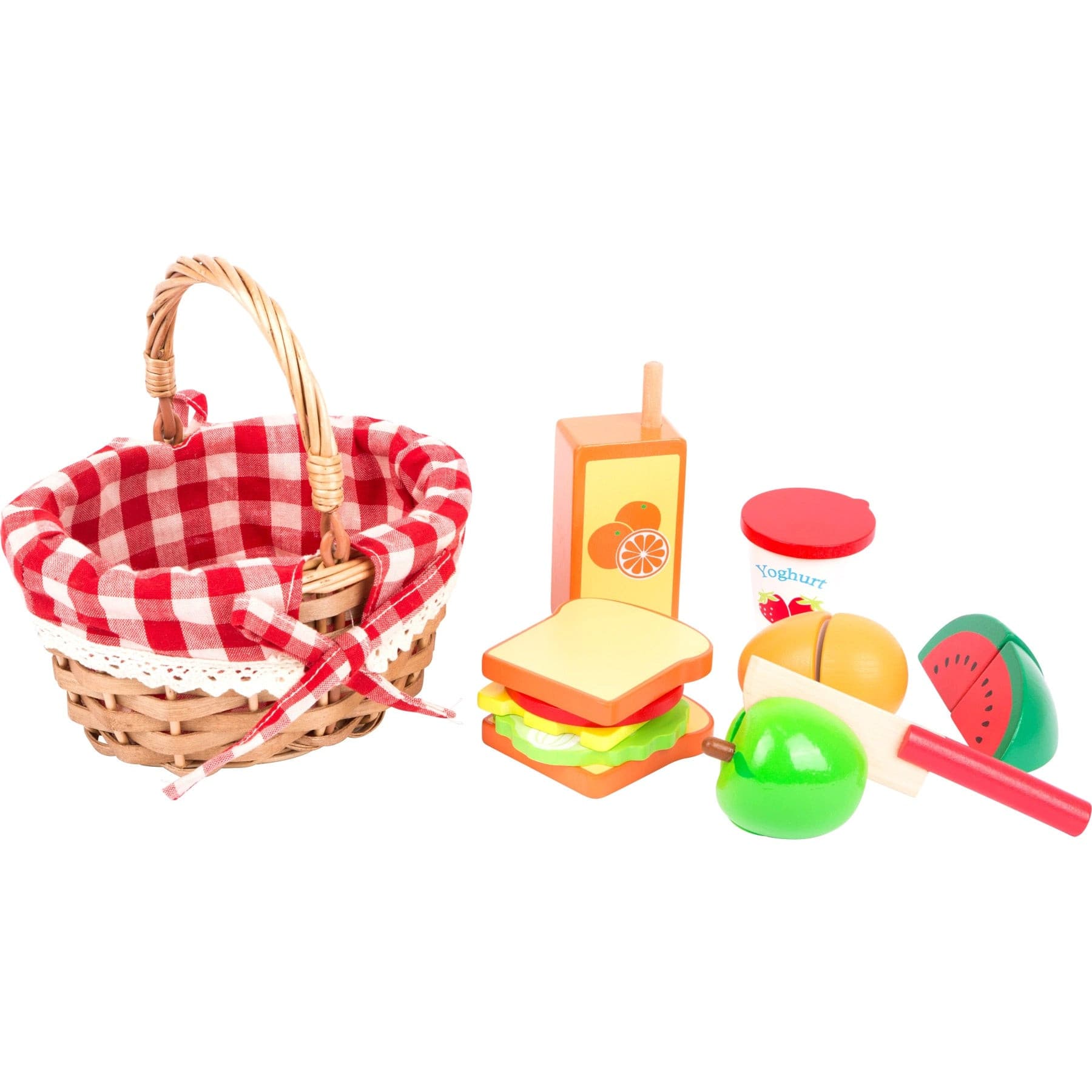 Picknickkorb mit Schneidfutter muffinandco.