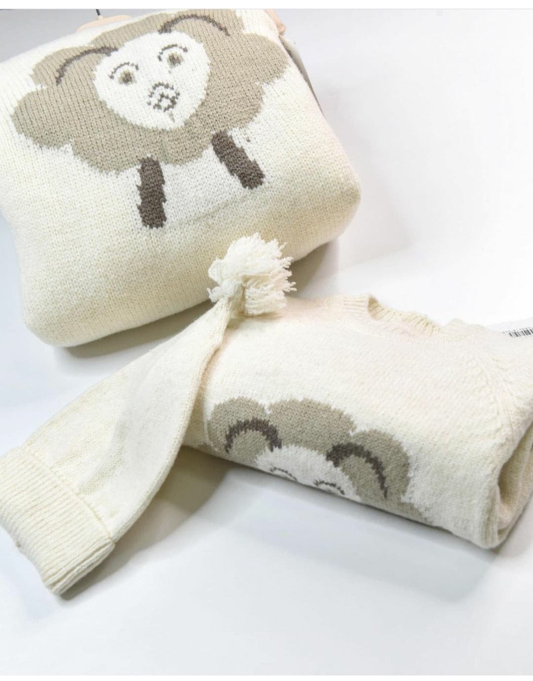 Baby Set-Babydecke-Strickoverall mit Mütze - muffinandco