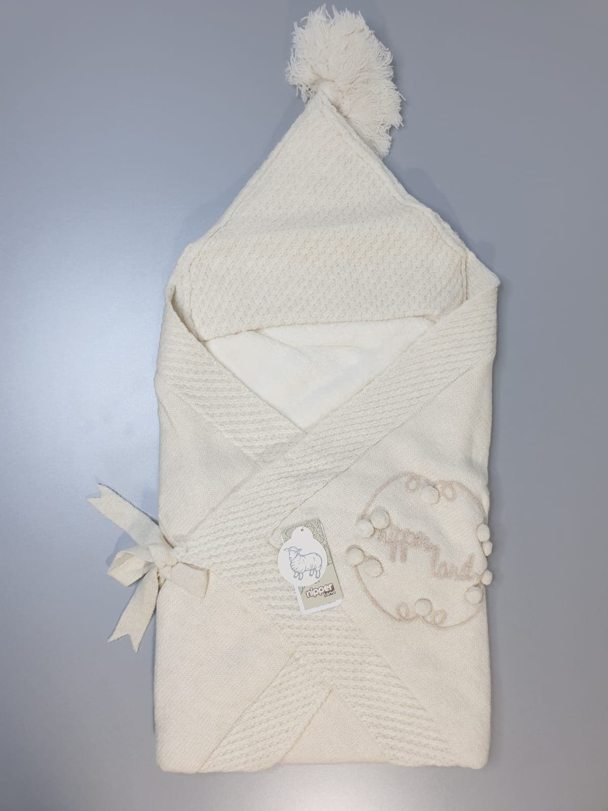 Nipperland -Stricken Baby Einschlagdecke-0-12 Monat-6419.