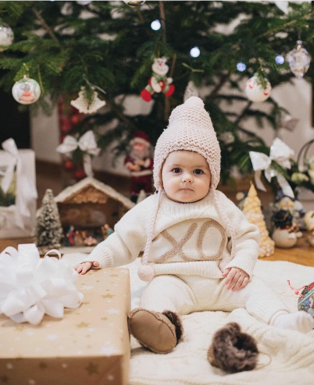 Nipperland Baby XO Strick Hose und Langarm pullover-6410.