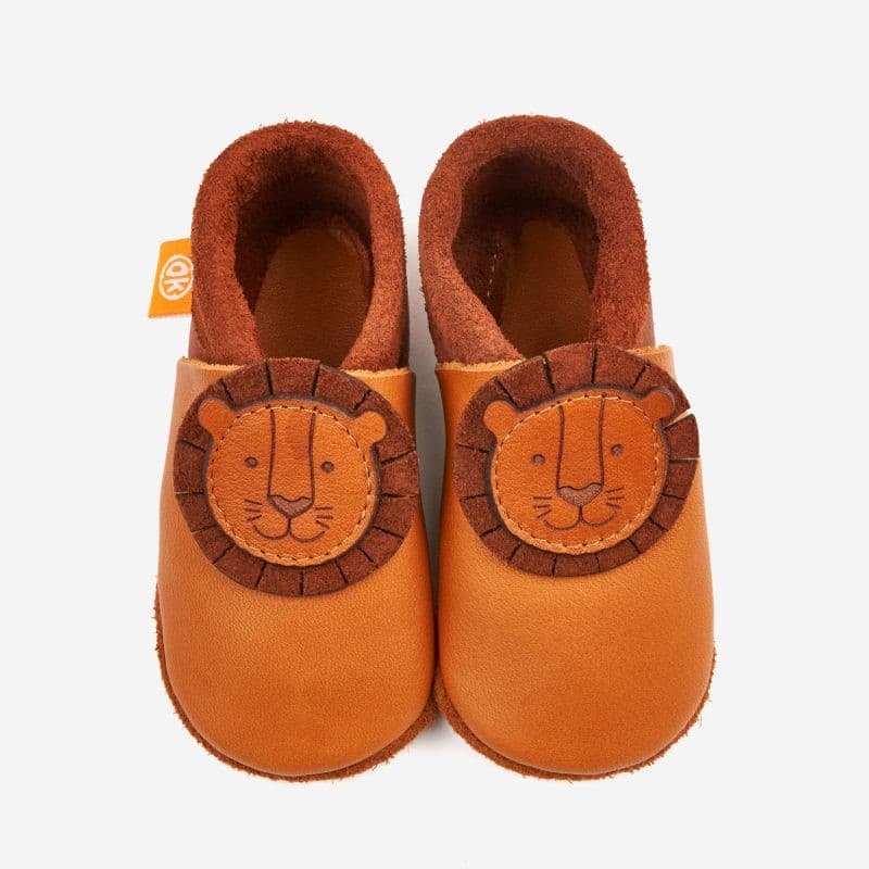 Orangenkinder - Kinder-Hausschuhe Leo der Löwe | muffin&co